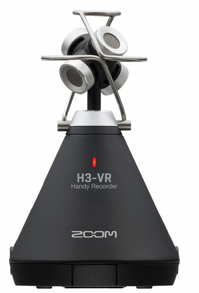 Портативный рекордер Zoom H3-VR предназначен для записи звука виртуальной реальности и не только