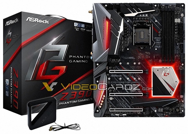 ASRock готовит релиз матплаты Z390 Phantom Gaming 9