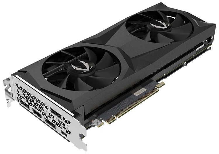 Видеокарта ZOTAC Gaming GeForce RTX 2080 Twin Fan выполнена в строгом стиле