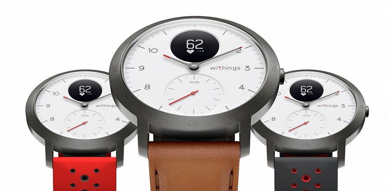 Withings Steel HR Sport — спортивные гибридные умные часы с механическими стрелками и экраном OLED