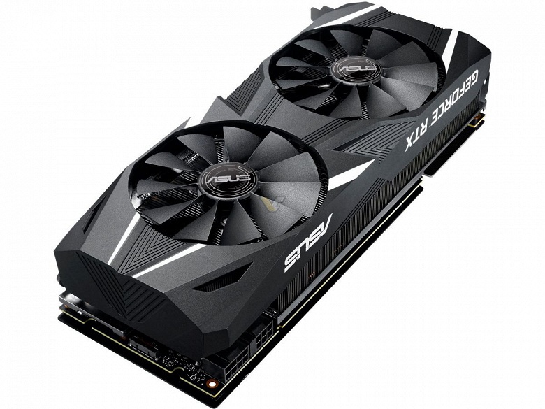 На плате Asus GeForce RTX 2070 Dual есть рудимент разъема NVLink - 2 На плате Asus GeForce RTX 2070 Dual есть рудимент разъема NVLink