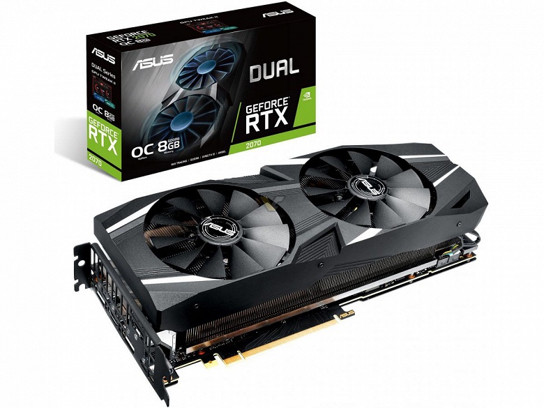 На плате Asus GeForce RTX 2070 Dual есть рудимент разъема NVLink 