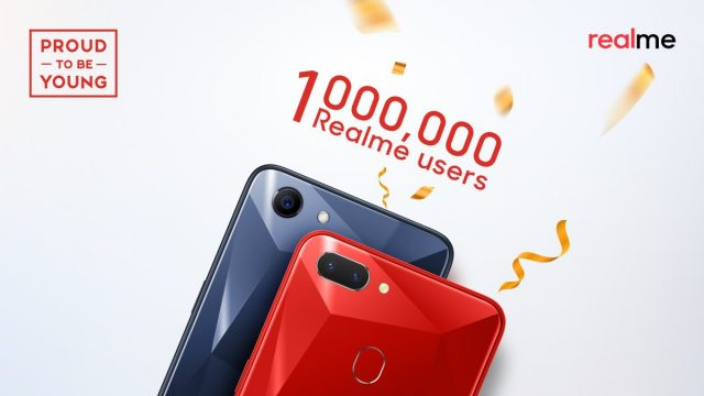 Oppo продала 1 млн смартфонов Realme