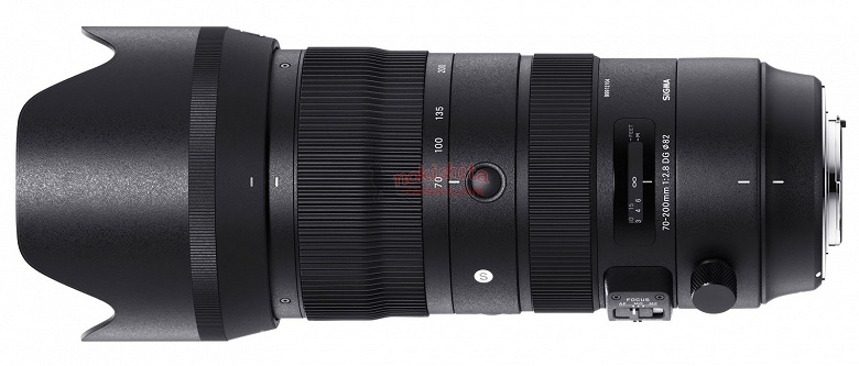 Появились изображения объектива Sigma 70-200mm F2.8 DG OS HSM | Sports