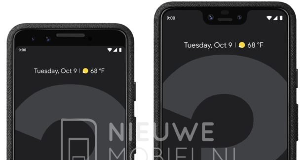 Google Pixel 3 и Pixel 3 XL: новые изображения