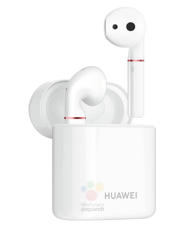 Huawei выпустит наушники в стиле Apple AirPods Huawei выпустит наушники в стиле Apple AirPods