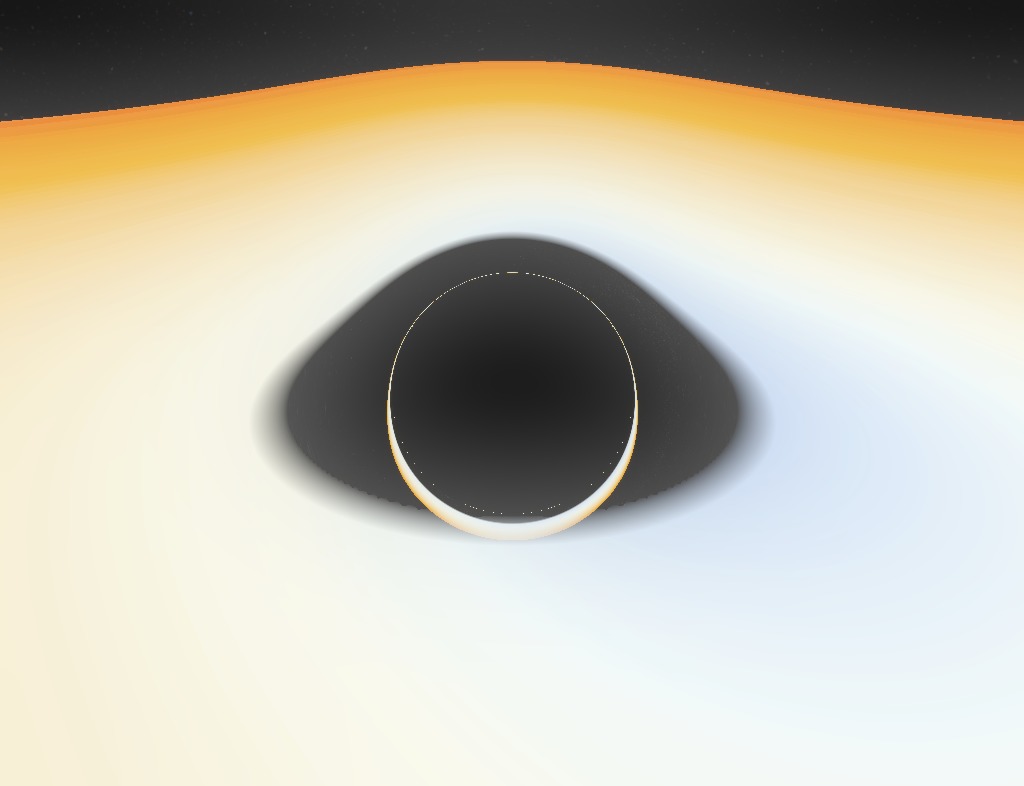Как нарисовать чёрную дыру. Геодезическая трассировка лучей в искривлённом пространстве-времени - 31
