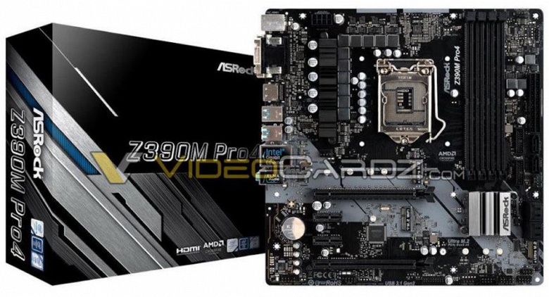 Опубликованы изображения 26 моделей системных плат ASRock, MSI и Asus, построенных на чипсете Intel Z390 - 2 Опубликованы изображения 26 моделей системных плат ASRock, MSI и Asus, построенных на чипсете Intel Z390