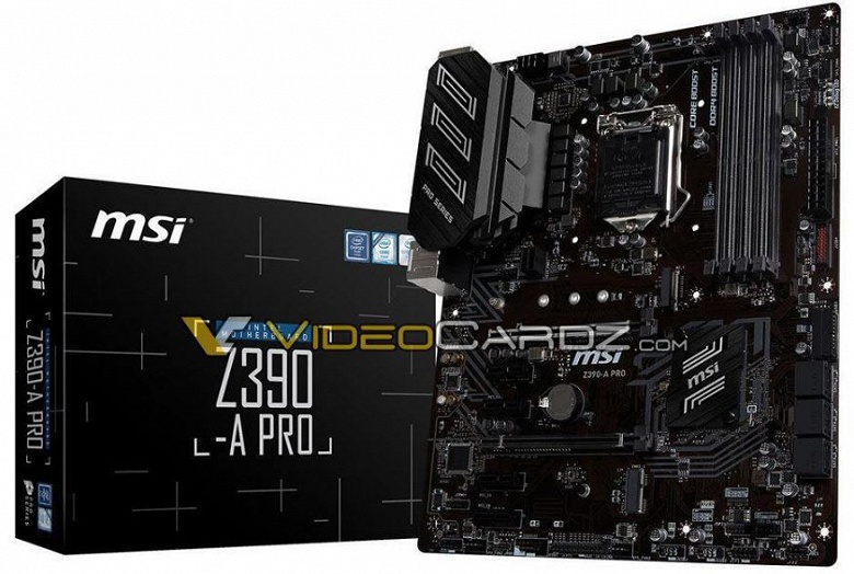 Опубликованы изображения 26 моделей системных плат ASRock, MSI и Asus, построенных на чипсете Intel Z390 - 22 Опубликованы изображения 26 моделей системных плат ASRock, MSI и Asus, построенных на чипсете Intel Z390