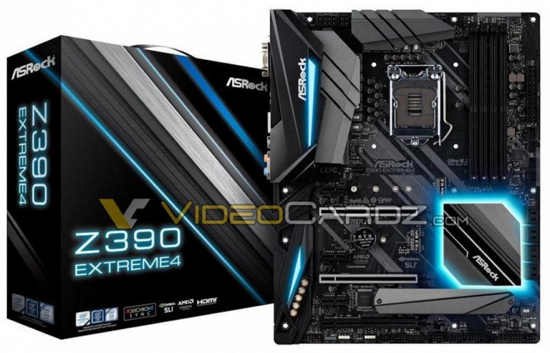 Опубликованы изображения 26 моделей системных плат ASRock, MSI и Asus, построенных на чипсете Intel Z390 - 5 Опубликованы изображения 26 моделей системных плат ASRock, MSI и Asus, построенных на чипсете Intel Z390