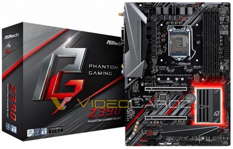 Опубликованы изображения 26 моделей системных плат ASRock, MSI и Asus, построенных на чипсете Intel Z390 - 7 Опубликованы изображения 26 моделей системных плат ASRock, MSI и Asus, построенных на чипсете Intel Z390