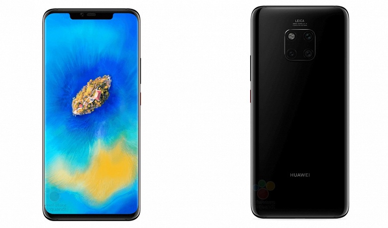 Флагманский смартфон Huawei Mate 20 Pro красуется на официальных изображениях