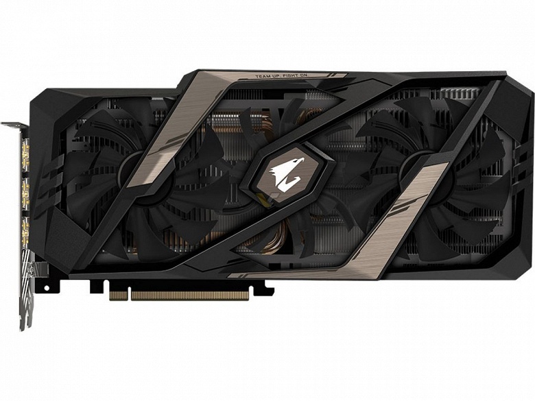 3D-карта Gigabyte RTX 2080 8GB Aorus Xtreme оснащена семью видеовыходами