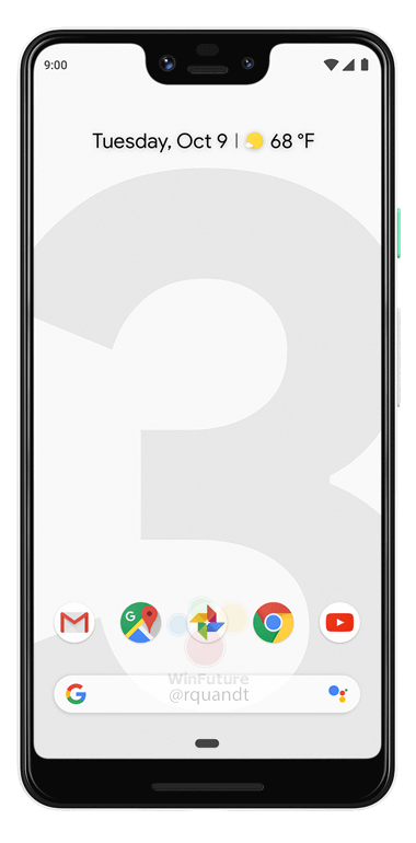 Google Pixel 3 и Pixel 3 XL: официальные рендеры и новая информация