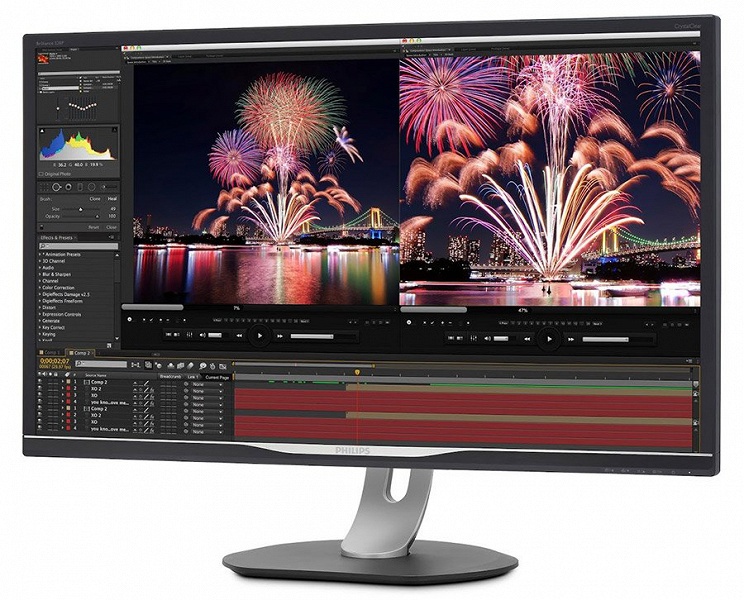 Монитор Philips Brilliance 328P6VUBREB оснащен экраном 4К, портом USB-C и отвечает требованиями спецификации DisplayHDR 600 - 1 Philips Brilliance 328P6VUBREB