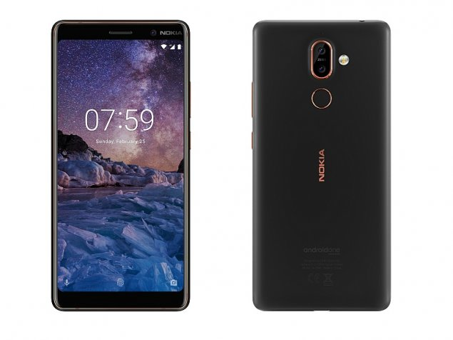 Помимо модели Nokia 7.1 Plus с вырезом существует Nokia 7.1 без него