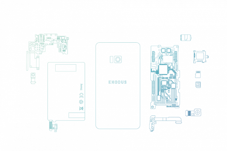 Блокчейн-смартфон HTC Exodus покажут в октябре