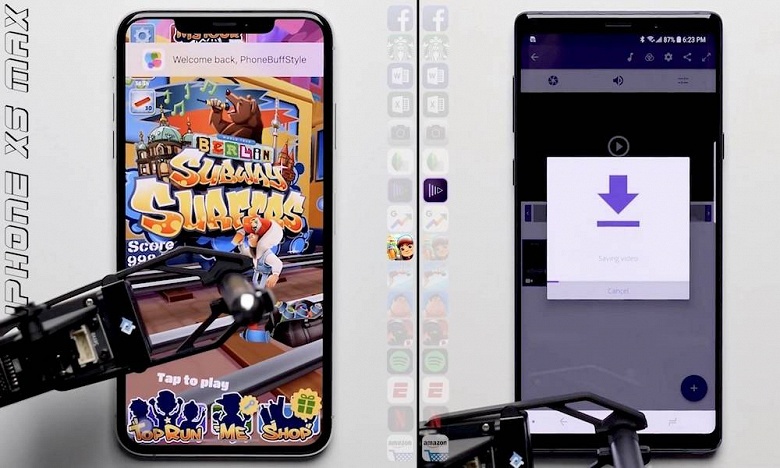 iPhone XS Max значительно обгоняет Samsung Galaxy Note9 в новом тесте на быстродействие