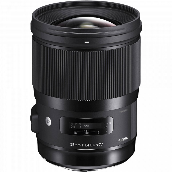 Оптическая схема объектива Sigma 28mm F1.4 DG HSM | Art начитывает 17 элементов