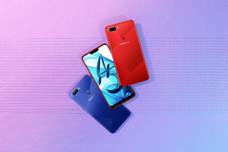 В России стартуют продажи Oppo A5 &mdash; смартфона с емким аккумулятором и двойной основной камерой