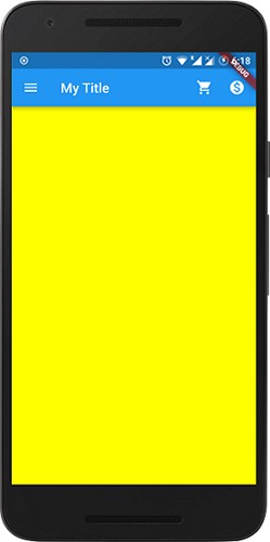 Flutter для Android-разработчиков. Как создавать UI для Activity, используя Flutter - 5 Простой AppBar