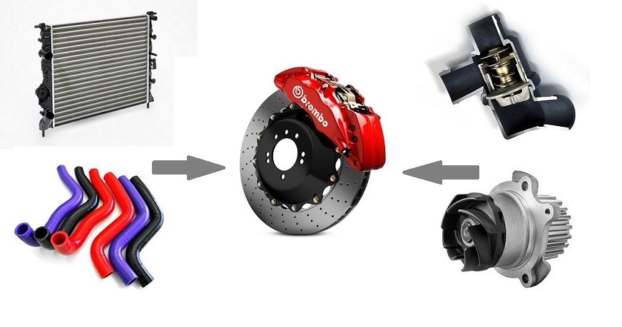жидкостная система охлаждения тормозов - 1