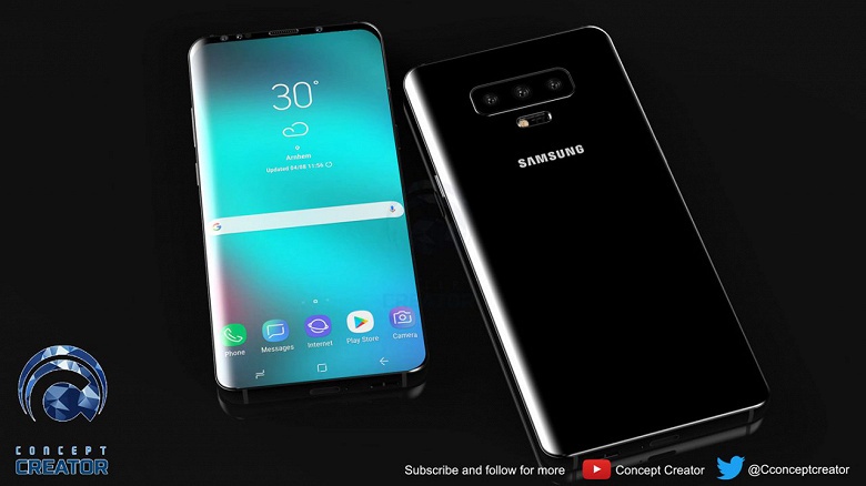 Так может выглядеть флагманский смартфон Samsung Galaxy S10