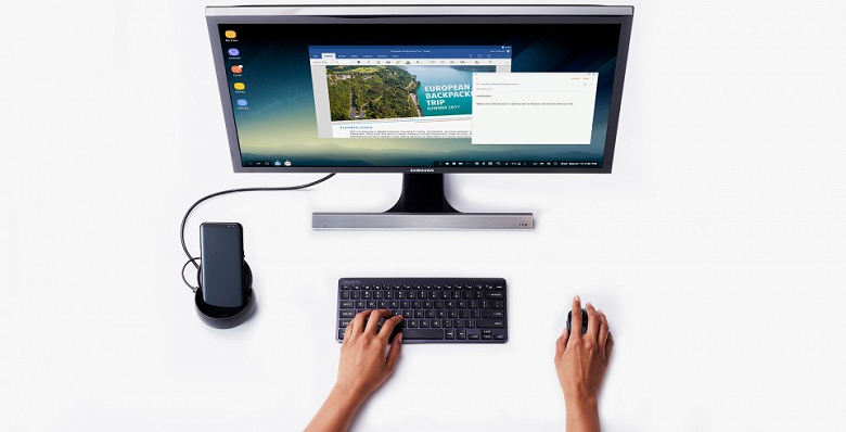 Samsung DeX Mode будет доступен без использования док-станции и кабелей, режим станет беспроводным