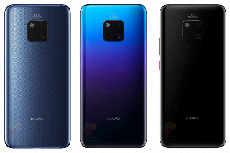 Стандартный смартфон Huawei Mate 20 окажется больше, чем премиальная модель Mate 20 Pro