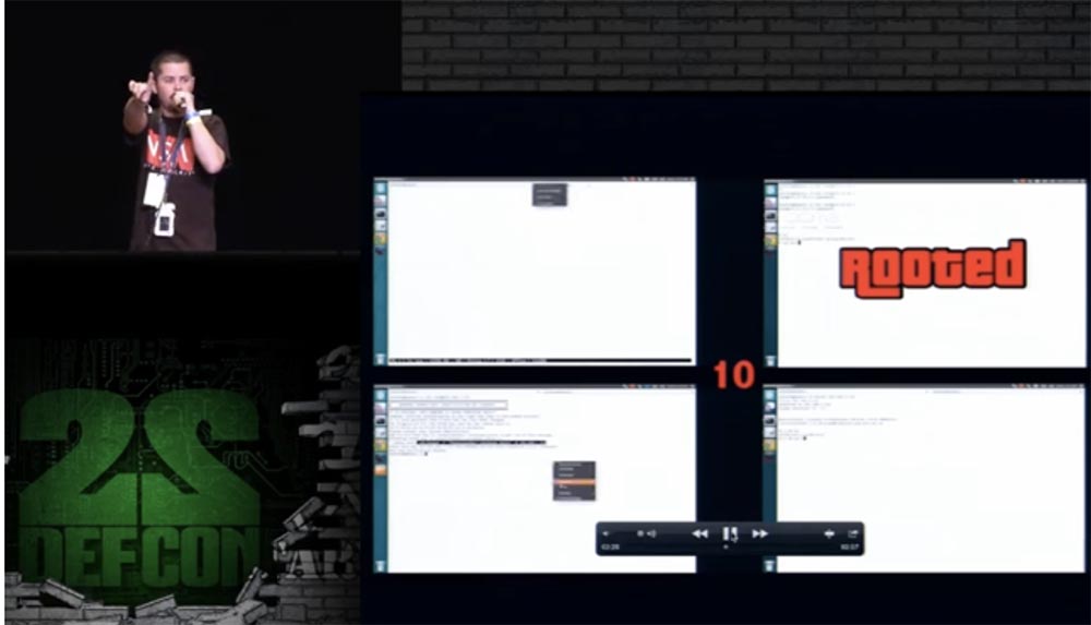 Конференция DEFCON 22. Группа GTVHacker. Взламываем всё: 20 устройств за 45 минут. Часть 2 - 21