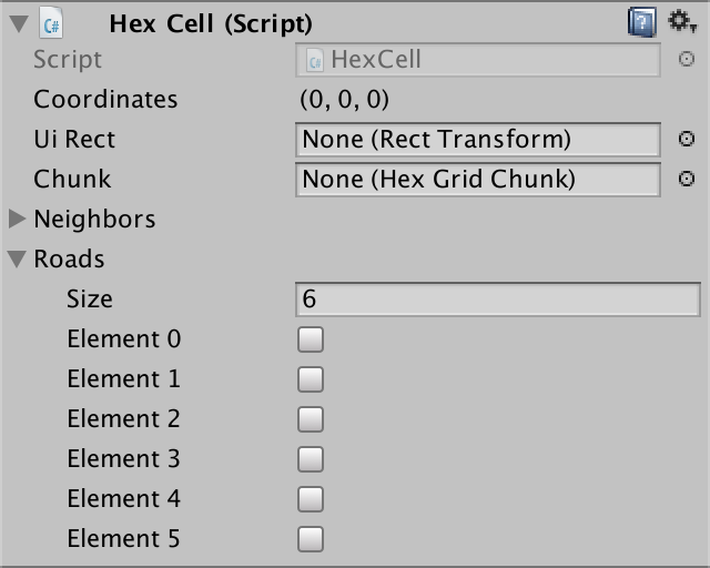 Карты из шестиугольников в Unity: неровности, реки и дороги - 124