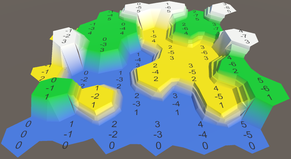 Карты из шестиугольников в Unity: неровности, реки и дороги - 16