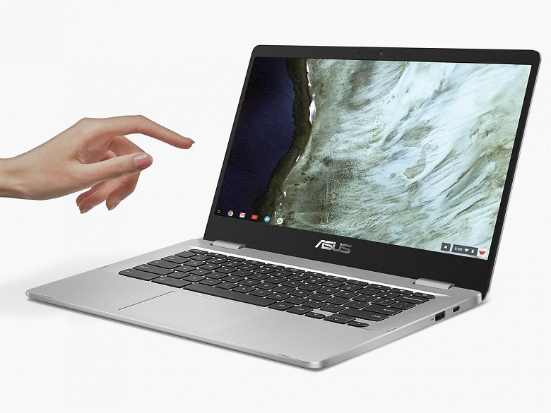 Даже в хромбуке Asus Chromebook C423 есть два порта USB-C