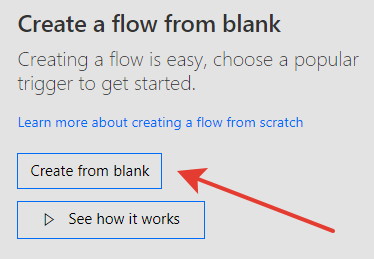 Пример использования Microsoft Flow или Как подарить жене цветы - 2