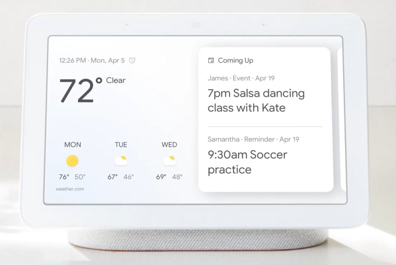 Google представила центр управления умным домом Home Hub