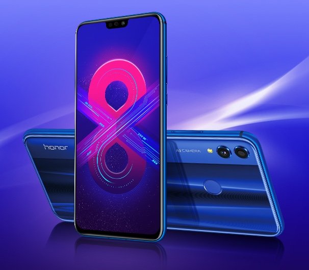 Большой смартфон Honor 8X представлен в России