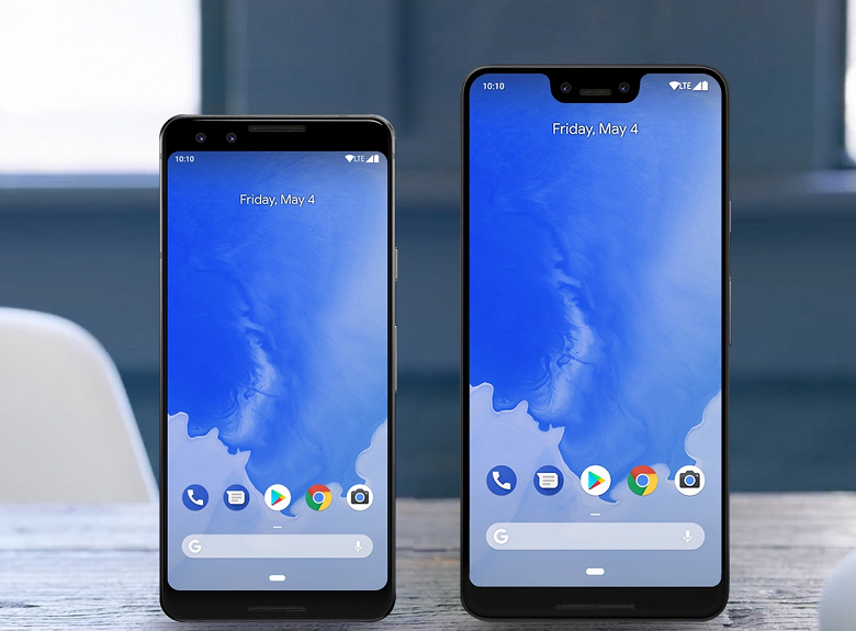 Смартфон Google Pixel 3 лишился «брови» благодаря своим размерам