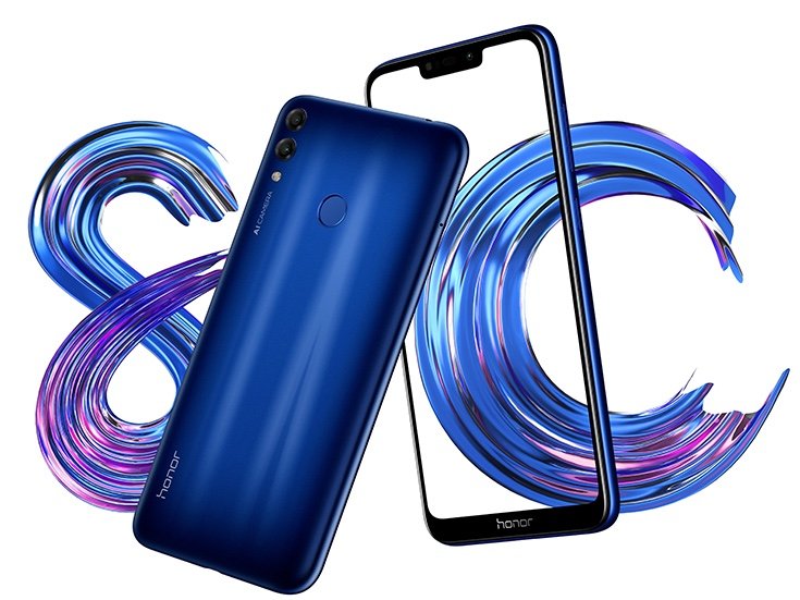 Huawei представила дешёвый смартфон Honor 8C с большим дисплеем и двойной камерой 