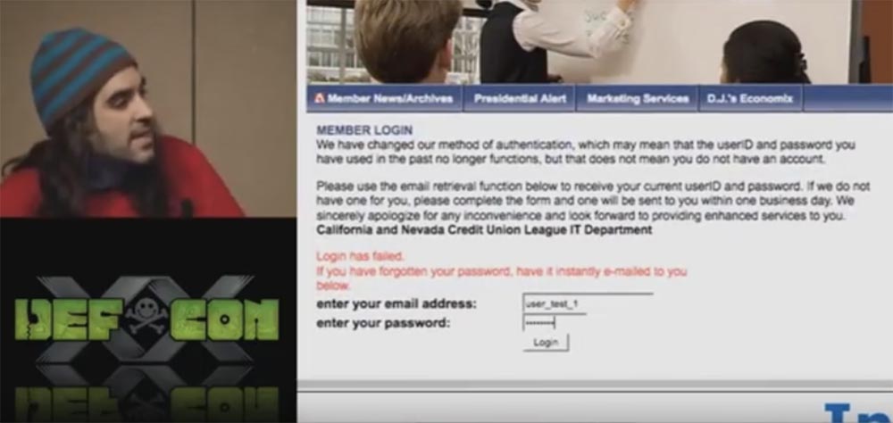 Конференция DEFCON 20. Как поиметь плохих парней (и мафию) с помощью JavaScript ботнета. Часть 2 - 19 Конференция DEFCON 20. Как поиметь плохих парней (и мафию) с помощью JavaScript ботнета. Часть 2 - 19