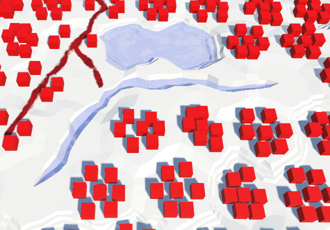 Карты из шестиугольников в Unity: вода, объекты рельефа и крепостные стены - 65