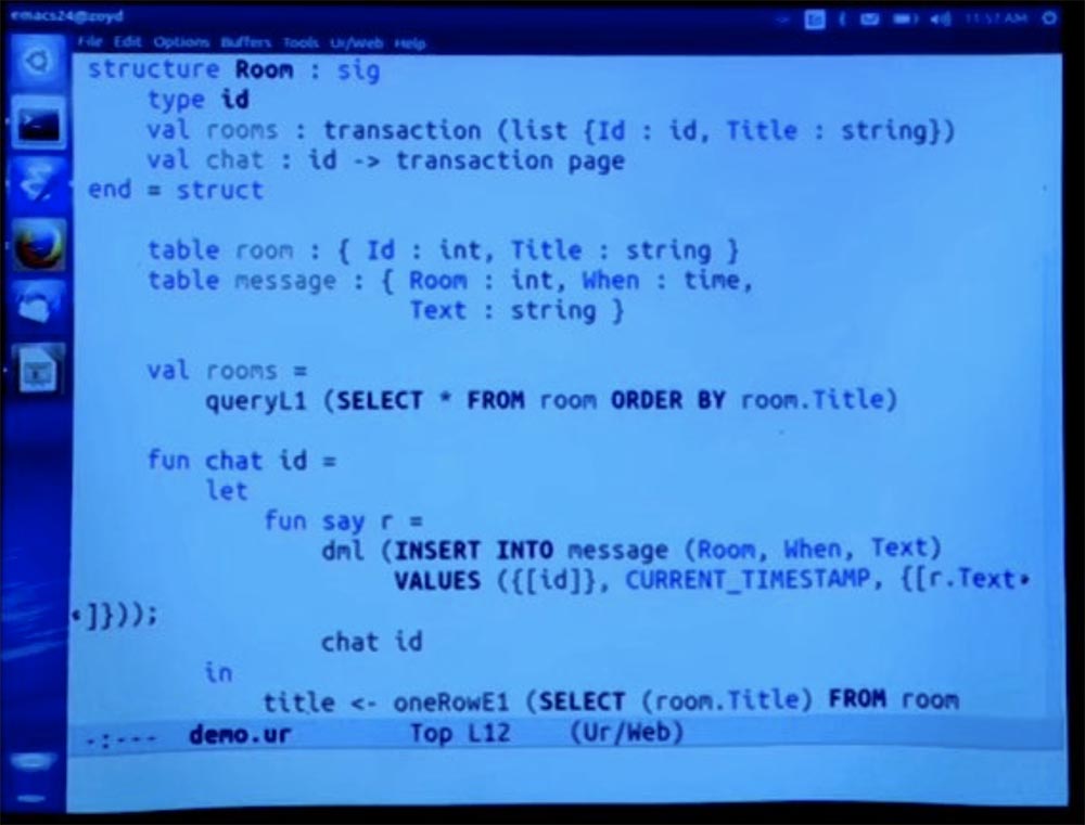 Курс MIT «Безопасность компьютерных систем». Лекция 11: «Язык программирования Ur-Web», часть 2 - 31