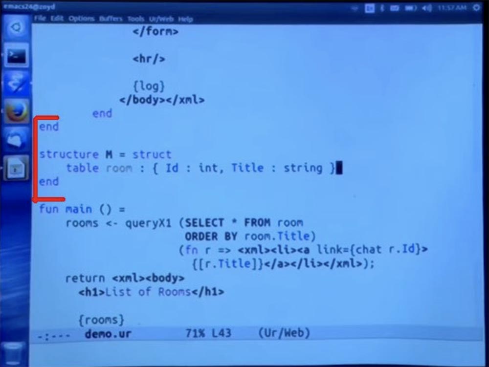 Курс MIT «Безопасность компьютерных систем». Лекция 11: «Язык программирования Ur-Web», часть 2 - 32