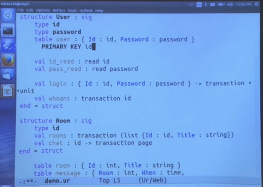 Курс MIT «Безопасность компьютерных систем». Лекция 11: «Язык программирования Ur-Web», часть 3 - 10