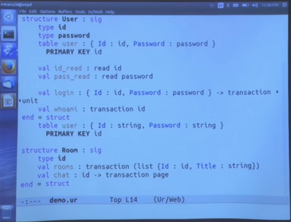 Курс MIT «Безопасность компьютерных систем». Лекция 11: «Язык программирования Ur-Web», часть 3 - 11