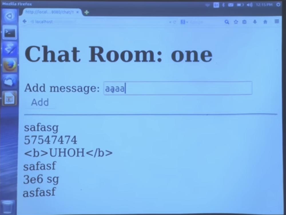 Курс MIT «Безопасность компьютерных систем». Лекция 11: «Язык программирования Ur-Web», часть 3 - 26 Курс MIT «Безопасность компьютерных систем». Лекция 11: «Язык программирования Ur-Web», часть 3 - 26
