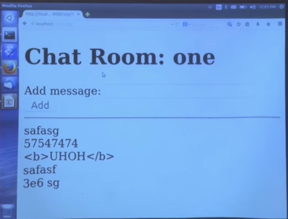 Курс MIT «Безопасность компьютерных систем». Лекция 11: «Язык программирования Ur-Web», часть 3 - 5 Курс MIT «Безопасность компьютерных систем». Лекция 11: «Язык программирования Ur-Web», часть 3 - 5