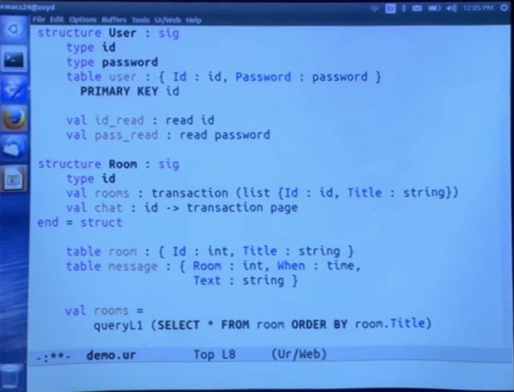 Курс MIT «Безопасность компьютерных систем». Лекция 11: «Язык программирования Ur-Web», часть 3 - 9