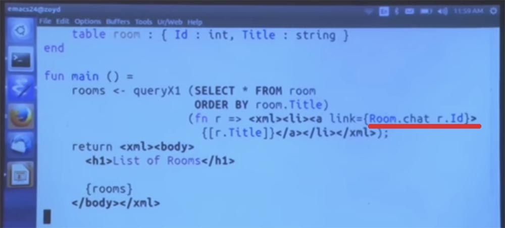 Курс MIT «Безопасность компьютерных систем». Лекция 11: «Язык программирования Ur-Web», часть 3 - 1 Курс MIT «Безопасность компьютерных систем». Лекция 11: «Язык программирования Ur-Web», часть 3 - 1