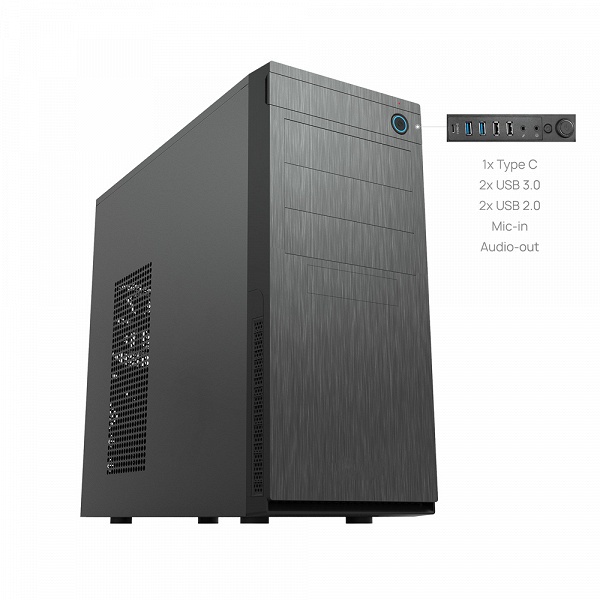 В компьютерном корпусе Chieftec HC-10B-OP много места для накопителей