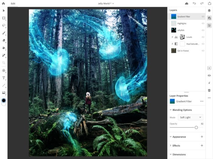 Adobe показала полноценный Photoshop для iPad